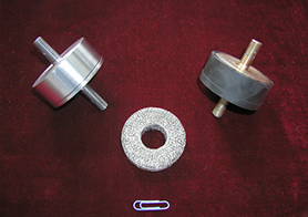 為某發(fā)動機(jī)研制的金屬橡膠減振器